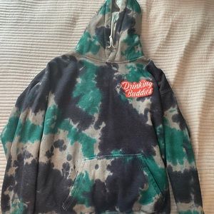 ALF Assholes Live Forever Mens Tie-Dye Hoodie XL